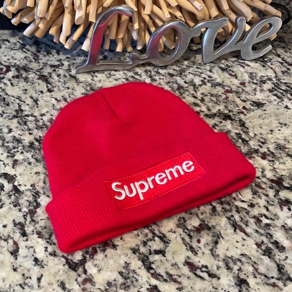 Supreme Red beanie